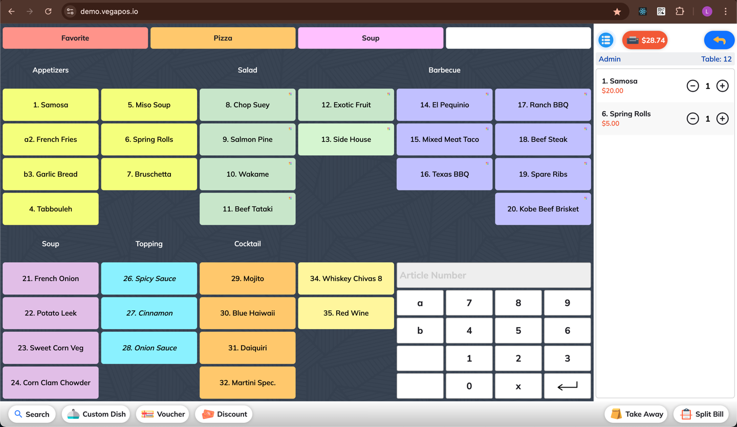 Create an order